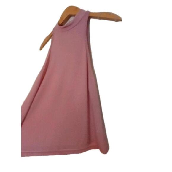 Ribbed‎ Knit Tank Top Sleeveless Mock Neck Stretchy Casual Trendy - Picture 4 of 6